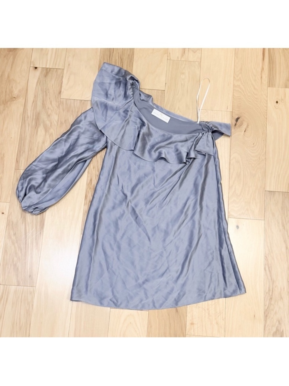 Amanda Uprichard Women’s Silk Off the Shoulder Blouse